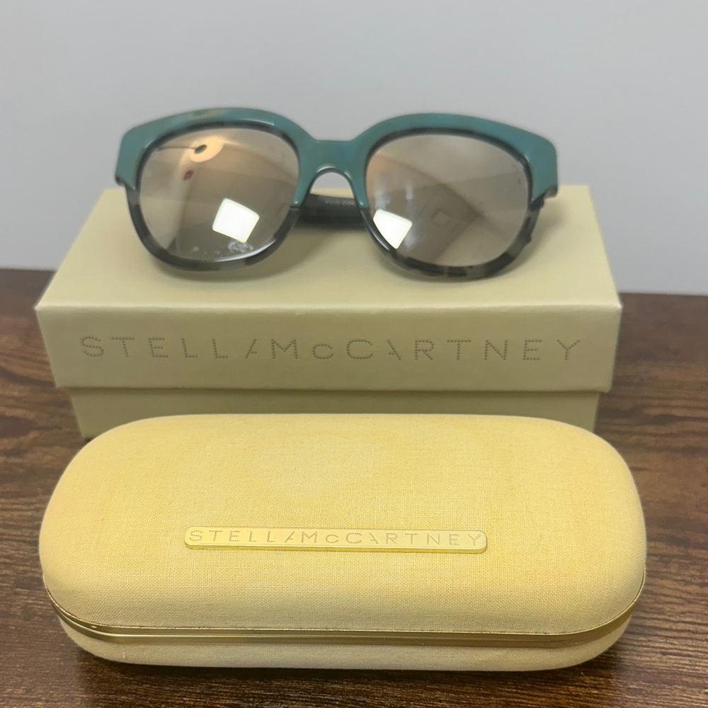 Stella McCartney Teal Sunglasses